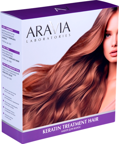 

Набор для ухода за волосами Aravia Laboratories Keratin Treatment 560 мл