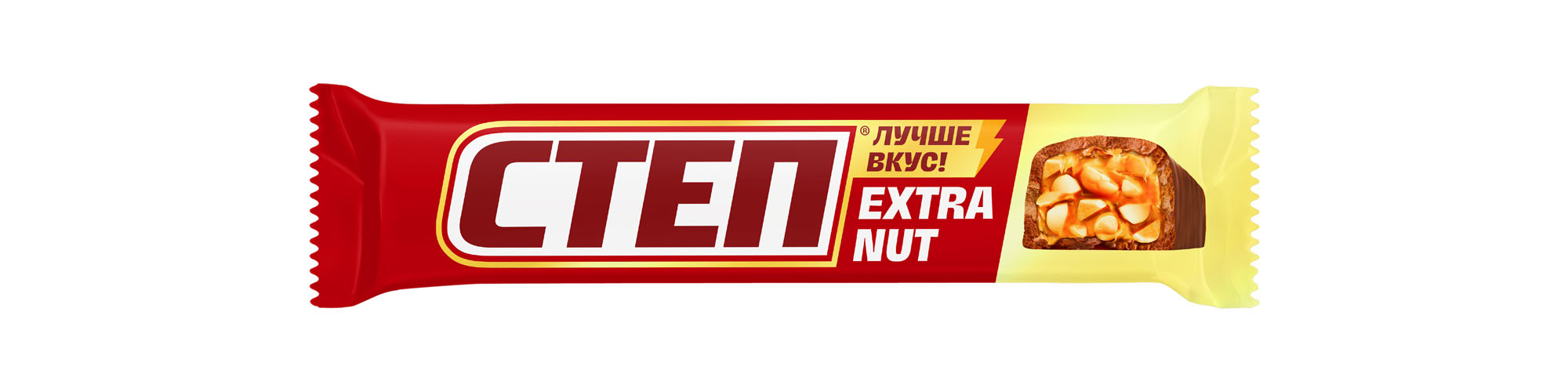 

Батончик Степ Extra Nut конфеты глазированные 47 г