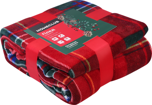 

Плед HOMECLUB Winter classics 200х220см, коралл, Арт. WI-CM3
