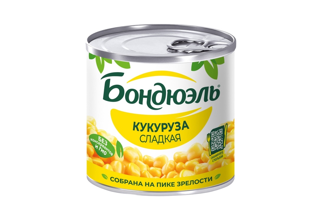 

Кукуруза Бондюэль сладкая 170 г