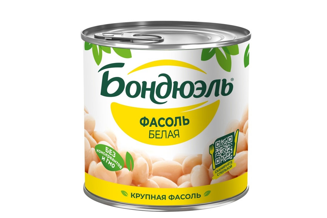 

Фасоль белая Бондюэль 400 г