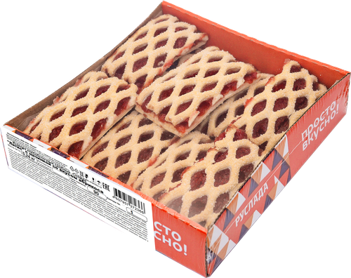 

Печенье Руслада Слойка латис с начинкой со вкусом абрикоса нано-лоток 240 г