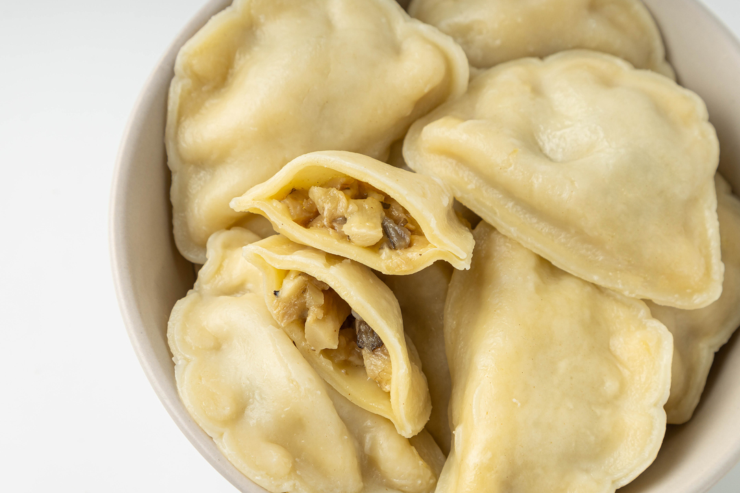 

Вареники с вешенками и сыром 500 г