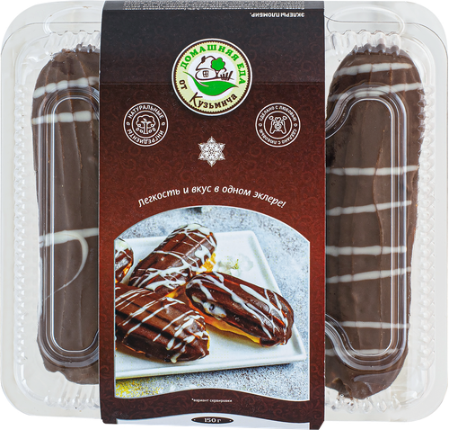 

Эклеры пломбир Домашняя еда от Кузьмича 150 г