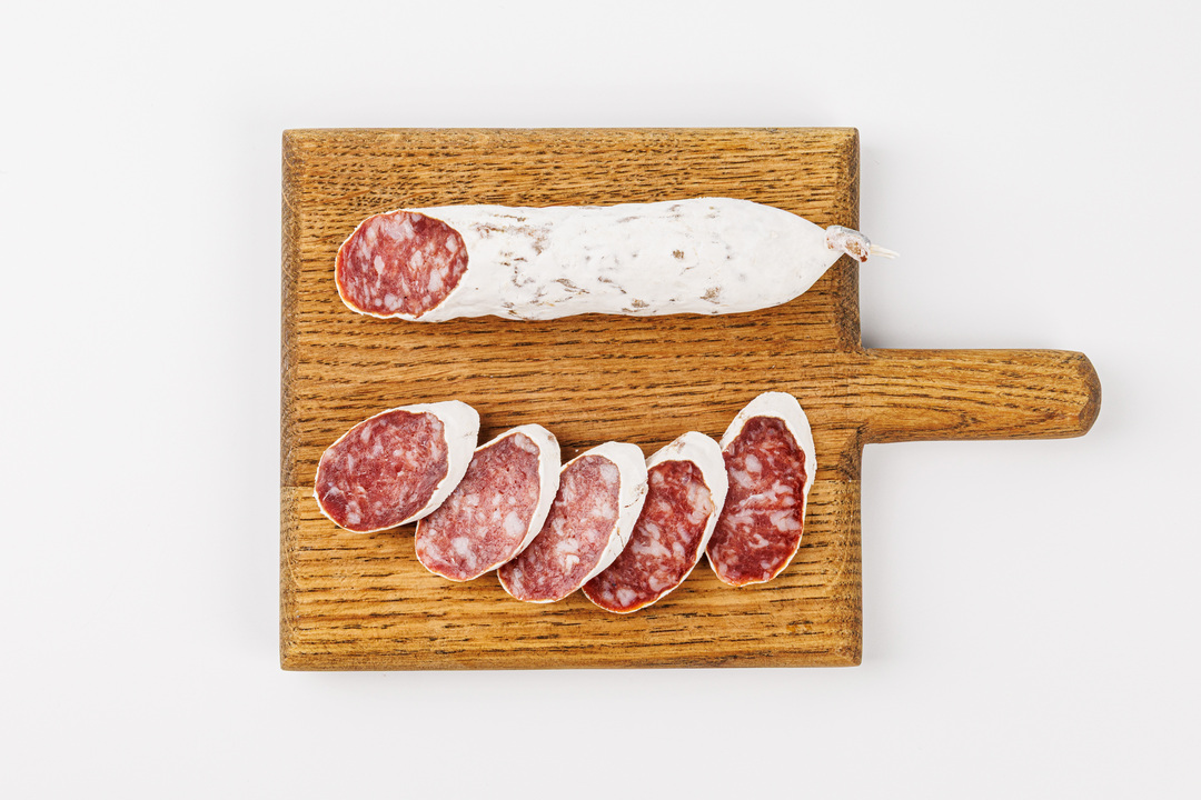 

Колбаса сыровяленая ВкусВилл Фуэт с благородной белой плесенью 110 г