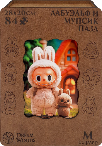 

Пазл Dream Woods Фигурный деревянный ЛабуЭльф