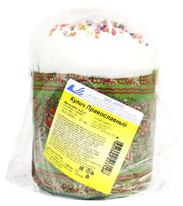 

Кулич Атрус Православный 220 г