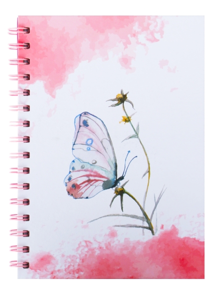 

Тетрадь Лента Kids Pink blues А4 80 листов линейка спираль