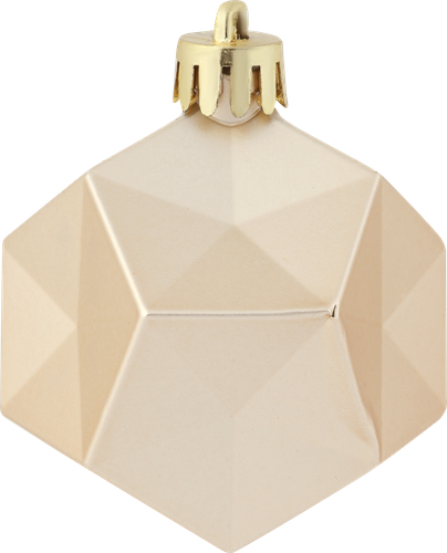 

Набор елочных шаров HOMECLUB d=6см, разная фактура, пластик,золото, жемчужный, 25шт