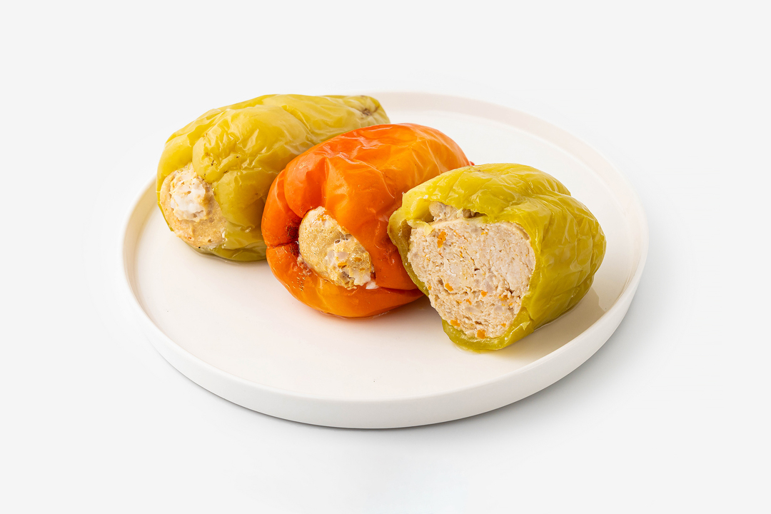 

Перец фаршированный мясом курицы, заморозка 600 г