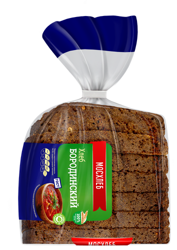 

Хлеб Мосхлеб ржано-пшеничный Бородинский в нарезке 350 г