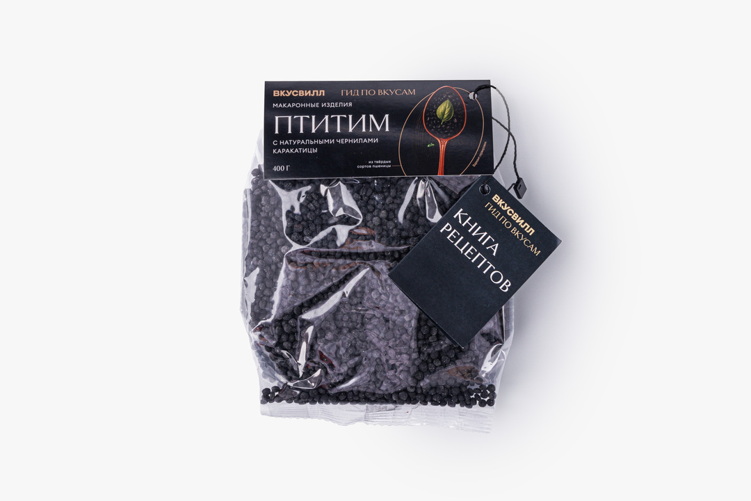 

Макаронные изделия Птитим ВкусВилл Гид по вкусам с натуральными чернилами каракатицы 400 г
