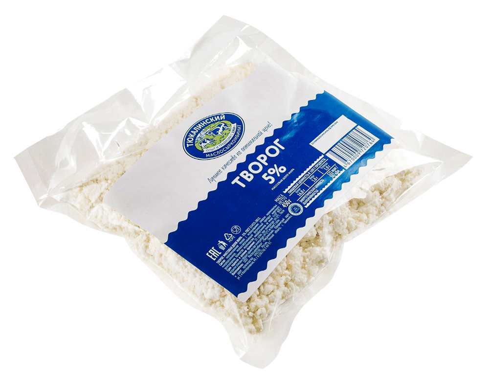 

Творог Тюкалинский маслосыркомбинат 5% 450 г