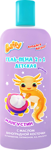 

Гель-пена детская BAFFY 2в1 Фруктово-ягодная фантазия 3+, 250мл