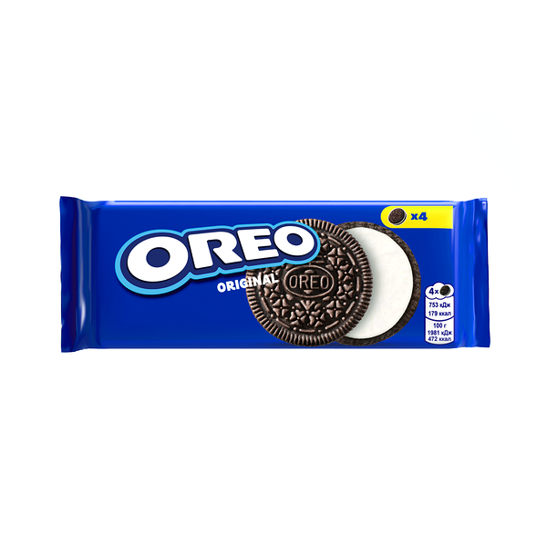 Печенье Oreo с какао и начинкой с ванильным вкусом 38 г