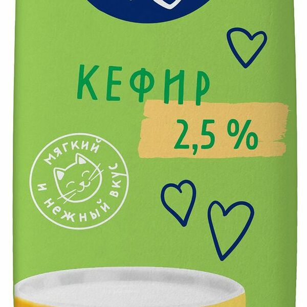 Кефир Большая Кружка 2.5% 500 мл