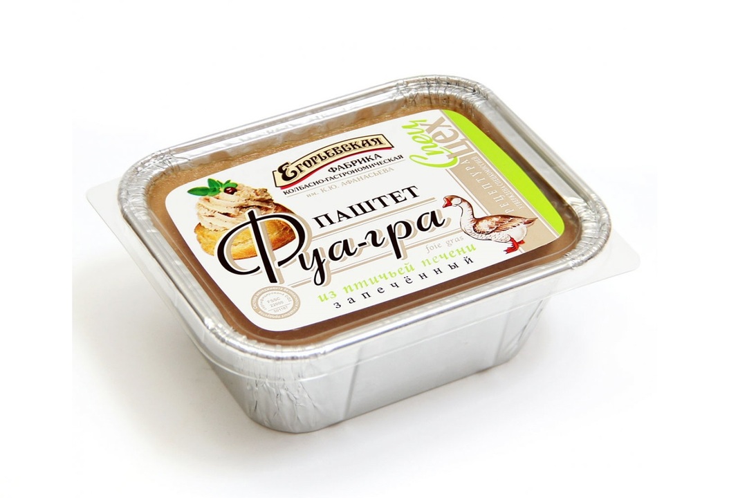 

Паштет Егорьевская КГФ Фуа-гра из птичьей печени 180 г
