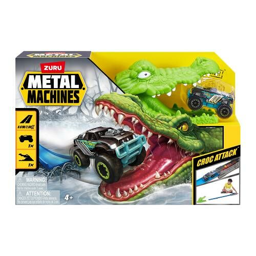 Трек с машинкой Zuru Metal Machines с головой крокодила