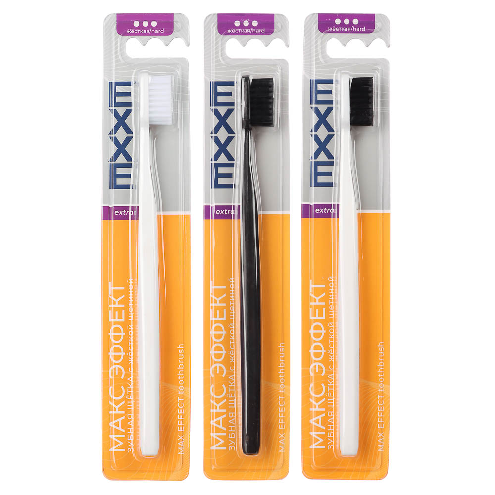 

Зубная щетка Exxe Extra Макс эффект жесткая 1 шт. цвет в ассортименте