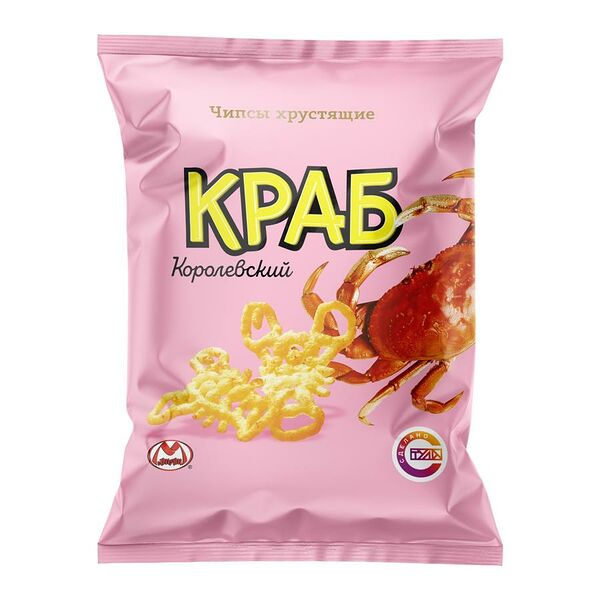 Чипсы Лайк! 30г королевский краб
