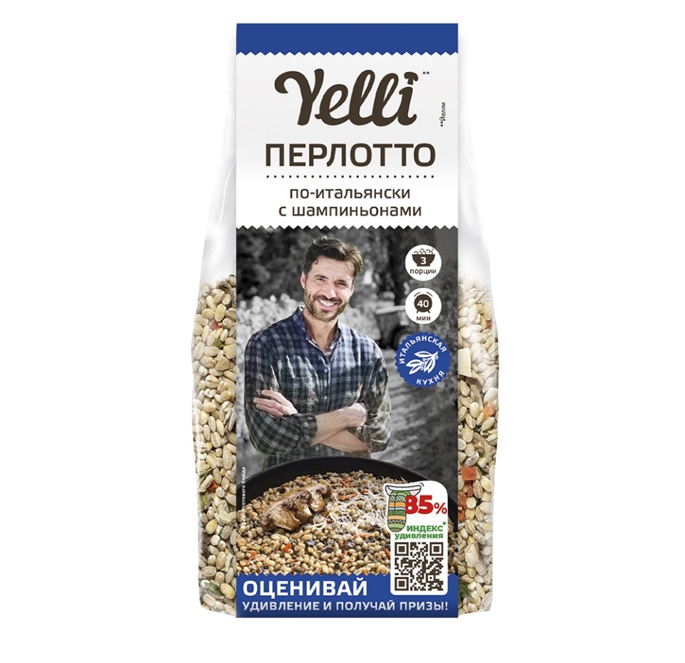

Перлотто Yelli по-итальянски с шампиньонами 180 г