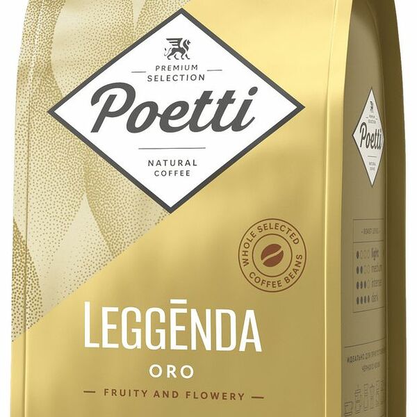 Кофе в зернах Poetti Leggenda Oro 1 кг