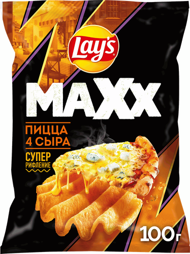

Картофельные чипсы Lay's Maxx Пицца 4 сыра 100 г