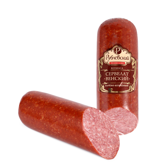 

Колбаса Рублевский Сервелат Венский варено-копченая 300 г