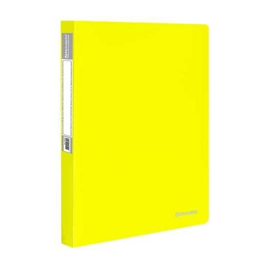 

Папка Brauberg Neon 700 мкм, 40 вкладышей, неоновая желтая