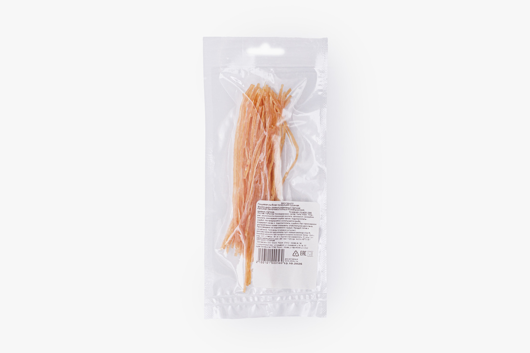 

Кальмар ВкусВилл паутинка сушеная 30 г