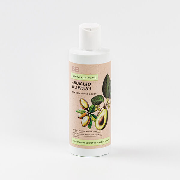 Шампунь для волос Авокадо и аргана 250 мл