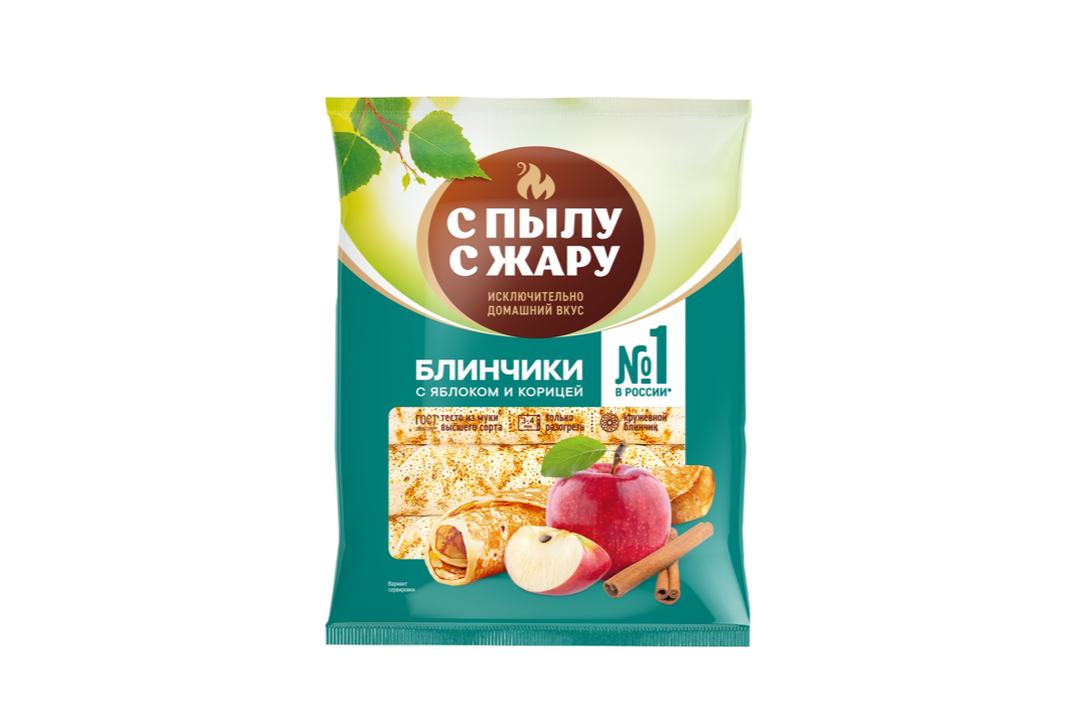 

Блинчики С пылу с жару с яблоком и корицей 300 г