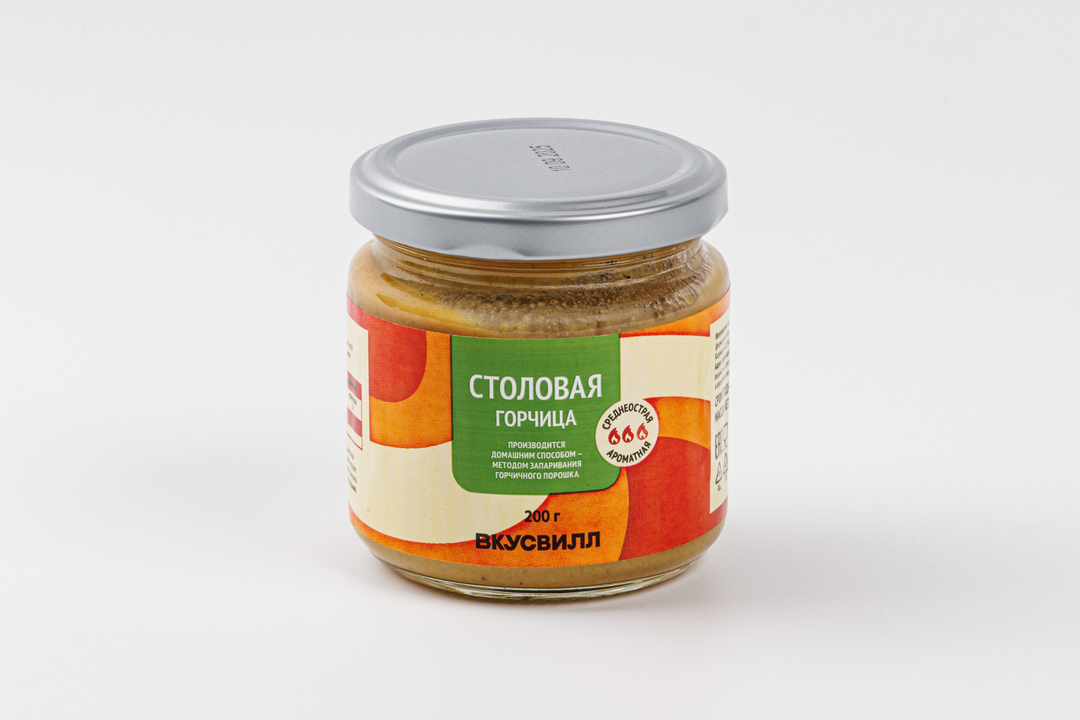

Горчица ВкусВилл Столовая 200 г
