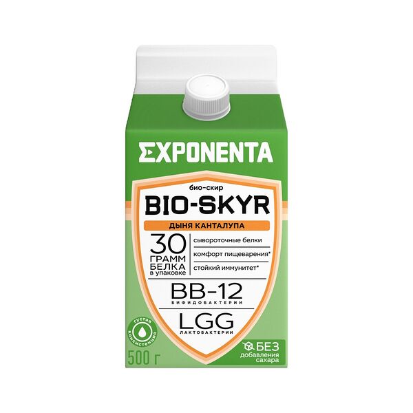 Напиток кисломолочный EXPONENTA BIO-SKYR дыня канталупа