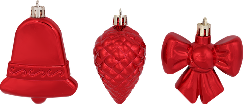 

Набор елочных украшений Homeclub 24 шт цвет в ассортименте