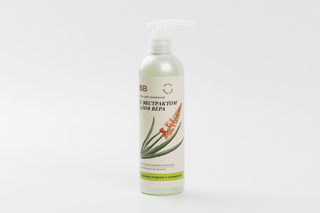 

Гель для умывания с экстрактом алоэ вера 250 мл