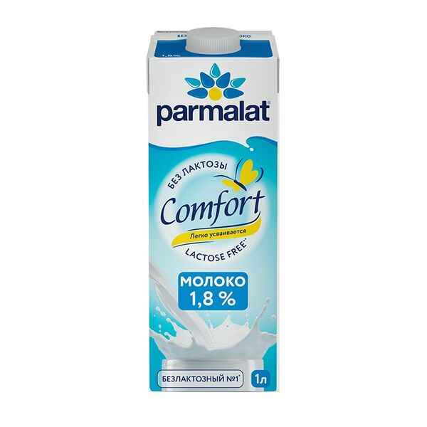Молоко Parmalat Comfort Безлактозное 1.8% 1 л