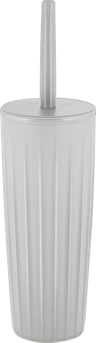 

Набор для туалета Spin&Clean Rock'n'Roll ершик, подставка, с крышкой белый