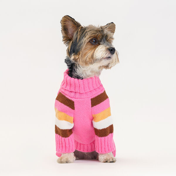 Свитер Petmax для кошек и собак M, розовый