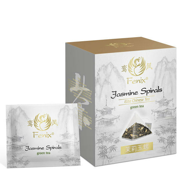 Чай зеленый ароматизированный Жасминовые спирали Fenix 18 пирамидок