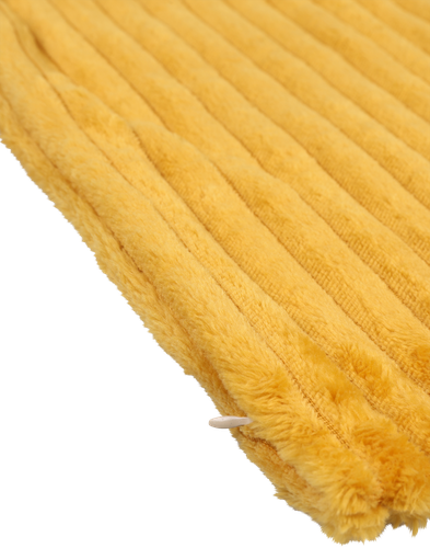 

Наволочка декоративная Homeclub на молнии Шиншилла 40х40 см желтая