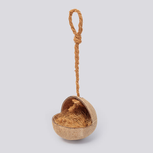 Кокосовый домик-гнездо Petmax для грызунов диаметр 13 см