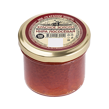 

Икра красная Красное Золото лососевая зернистая нерки 100 г