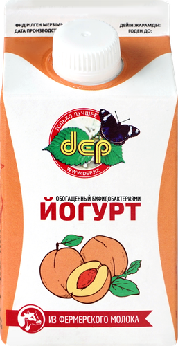 

Йогурт питьевой Dep абрикос 2,5% 500 г