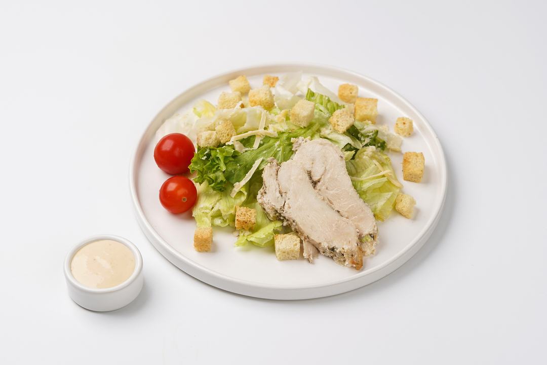 

Салат Цезарь ВкусВилл с курицей, 145 г