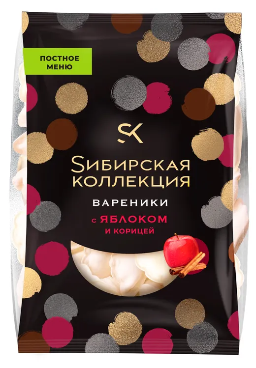 

Вареники Сибирская коллекция с яблоком и корицей 500 г