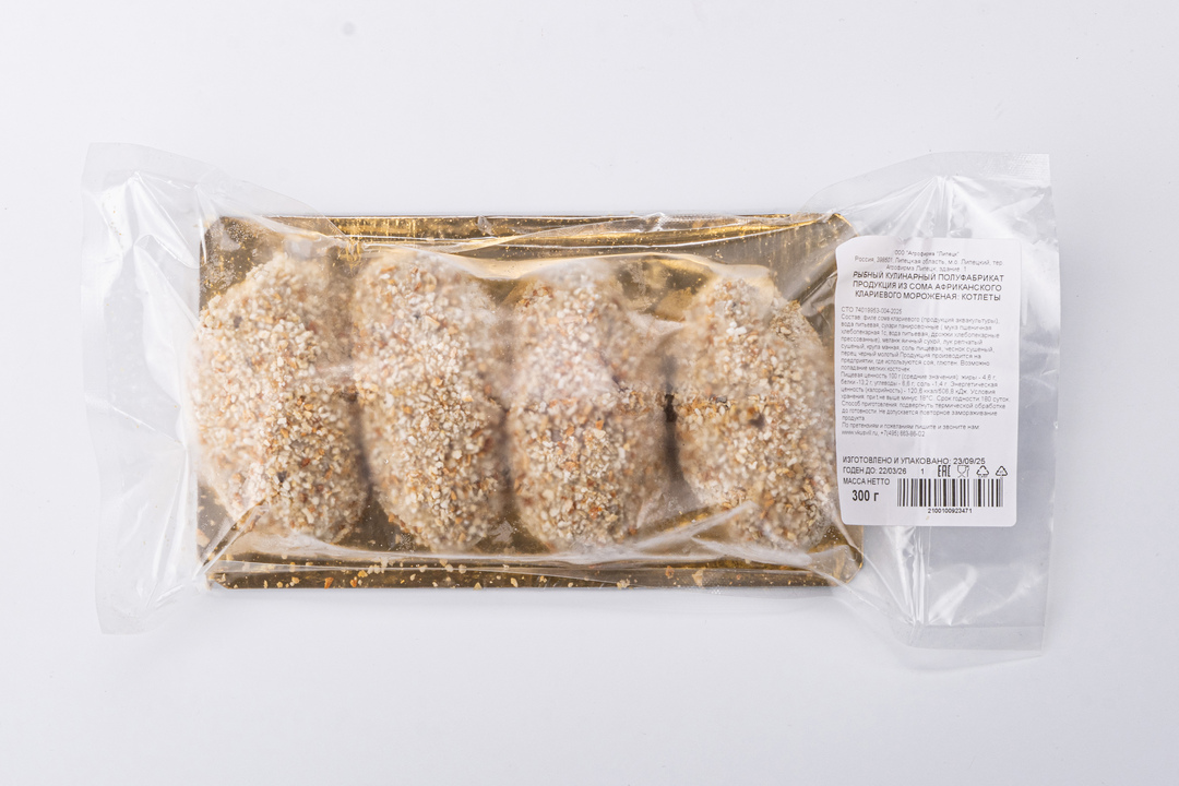 

Котлеты ВкусВилл из клариевого сома 300 г