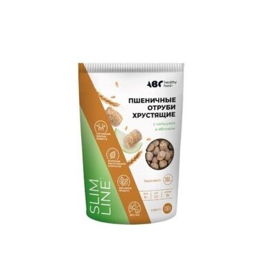 АБС Хелси Фуд (ABC Healthy Food) Линия стройности (Slim Line) отруби пшеничные хрустящие с кальцием и яблоком 100 г