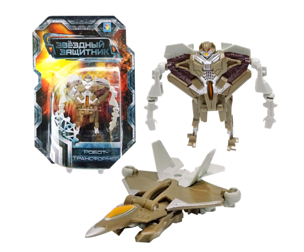

Игрушка 1Toy Звездный защитник траснформер 9х10х7 см 1 шт в ассортименте