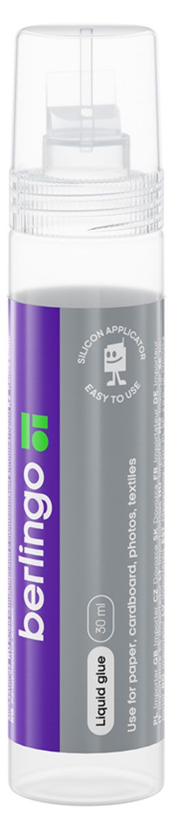 

Клей Berlingo с силиконовым аппликатором 30 мл